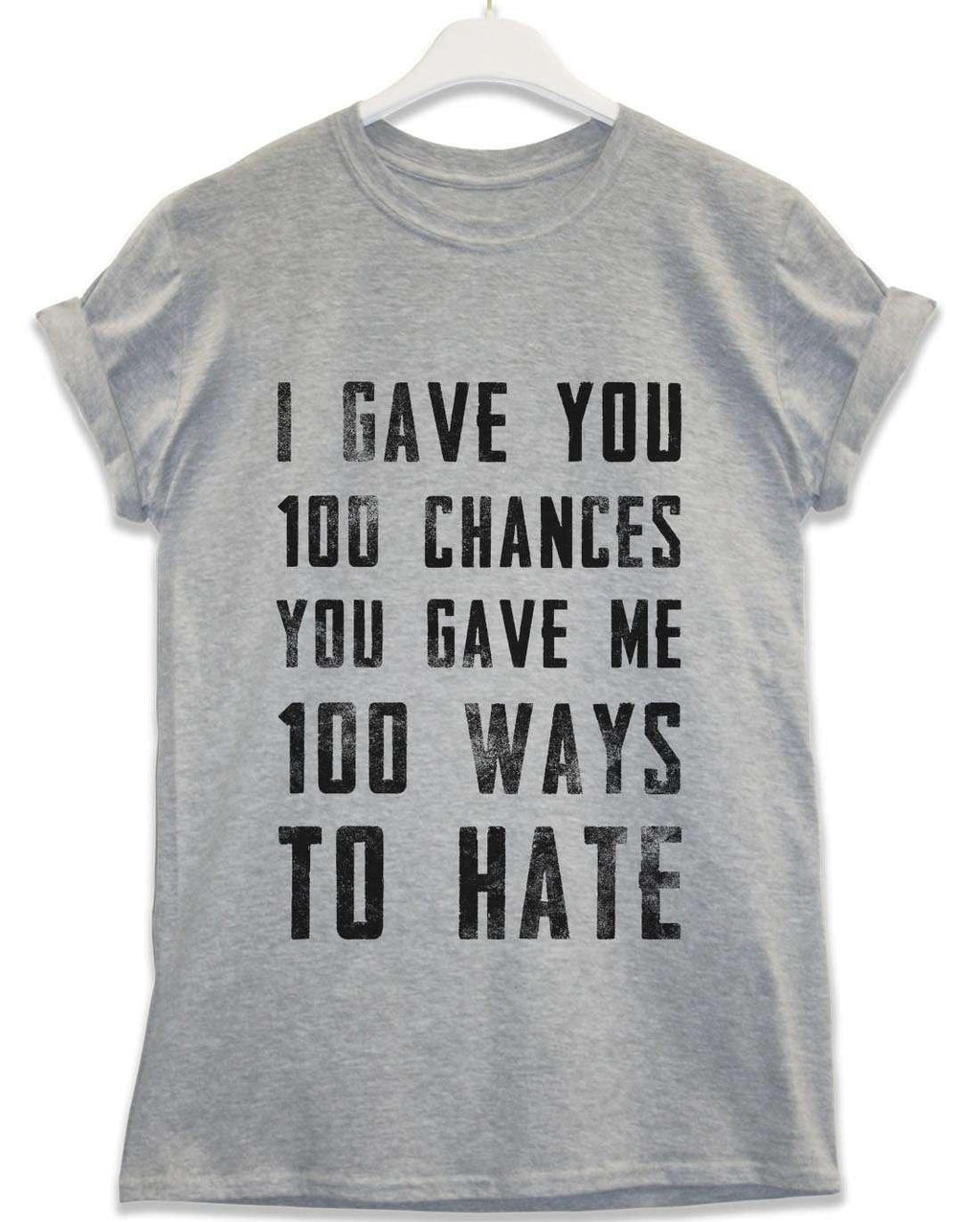 100 Ways to Hate Lyric Quote T-Shirt product image 4