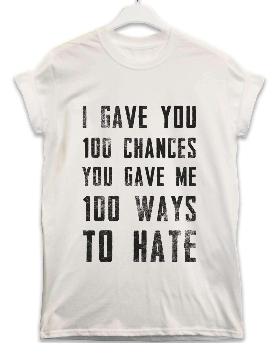 100 Ways to Hate Lyric Quote T-Shirt product image 3