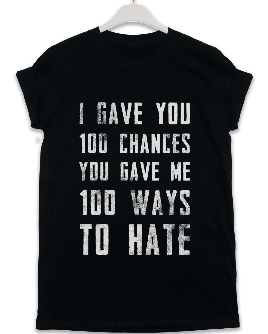 100 Ways to Hate Lyric Quote T-Shirt product image 1