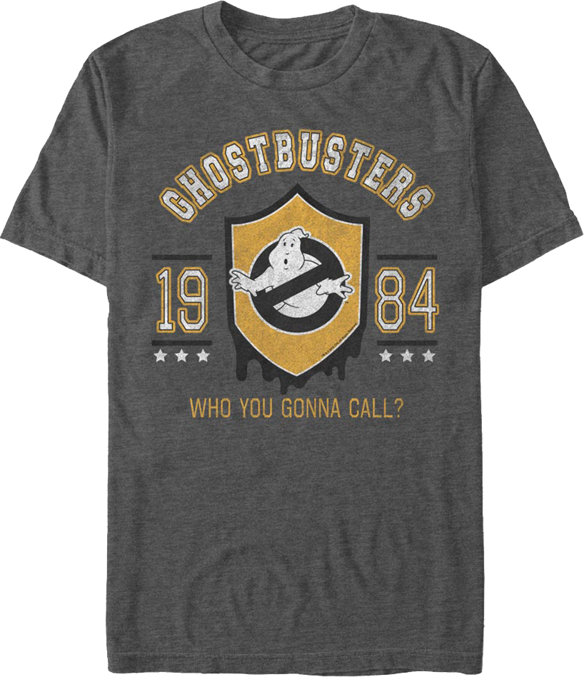 1984 Collegiate Shield Ghostbusters T-Shirt product image 1