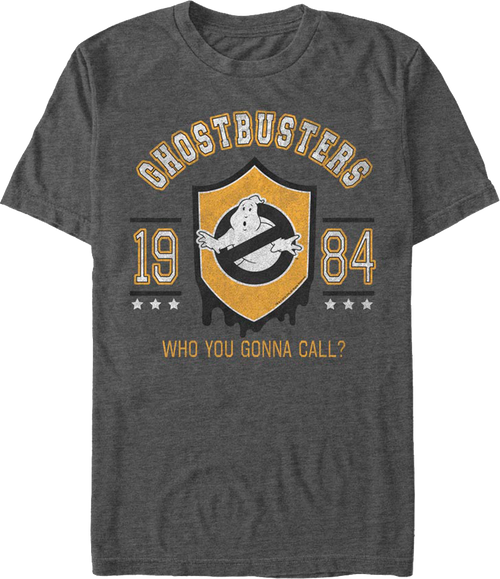 1984 Collegiate Shield Ghostbusters T-Shirt product image 1