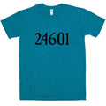 24601 Jean Valjean Prisoner Number T-Shirt product image 1