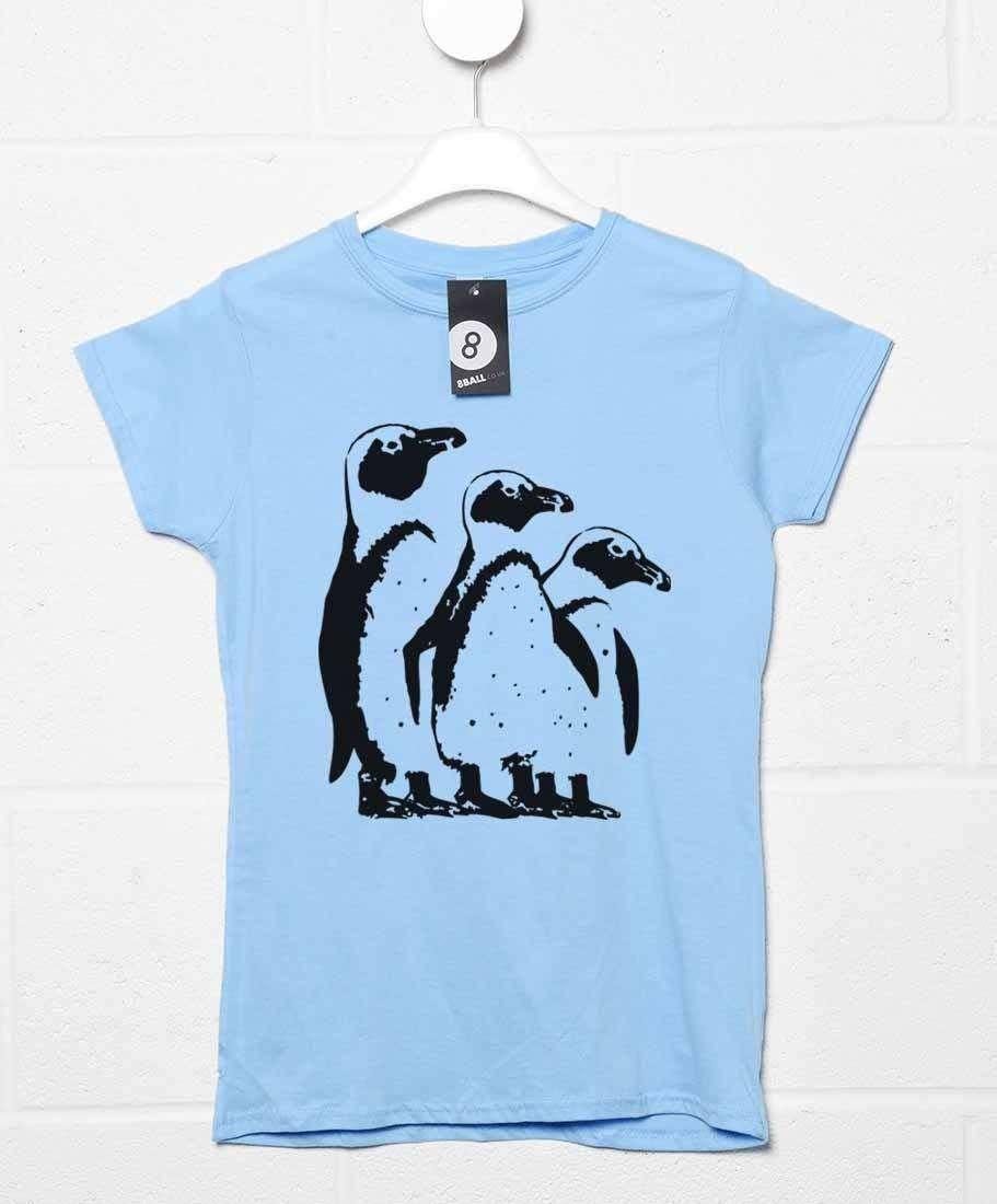 3 Penguins Fitted Womens T-Shirt As Worn By John Mcvie product image 1