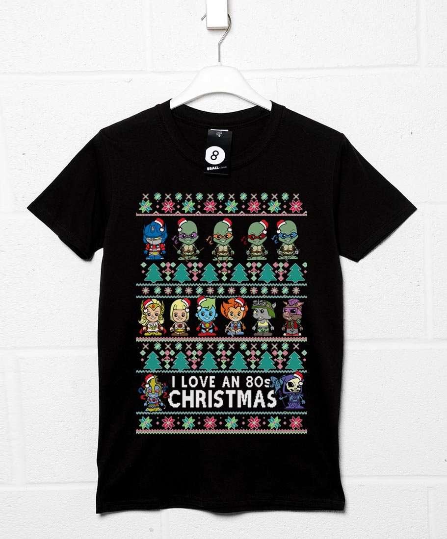 80s Cartoon Christmas T-Shirt product image 2