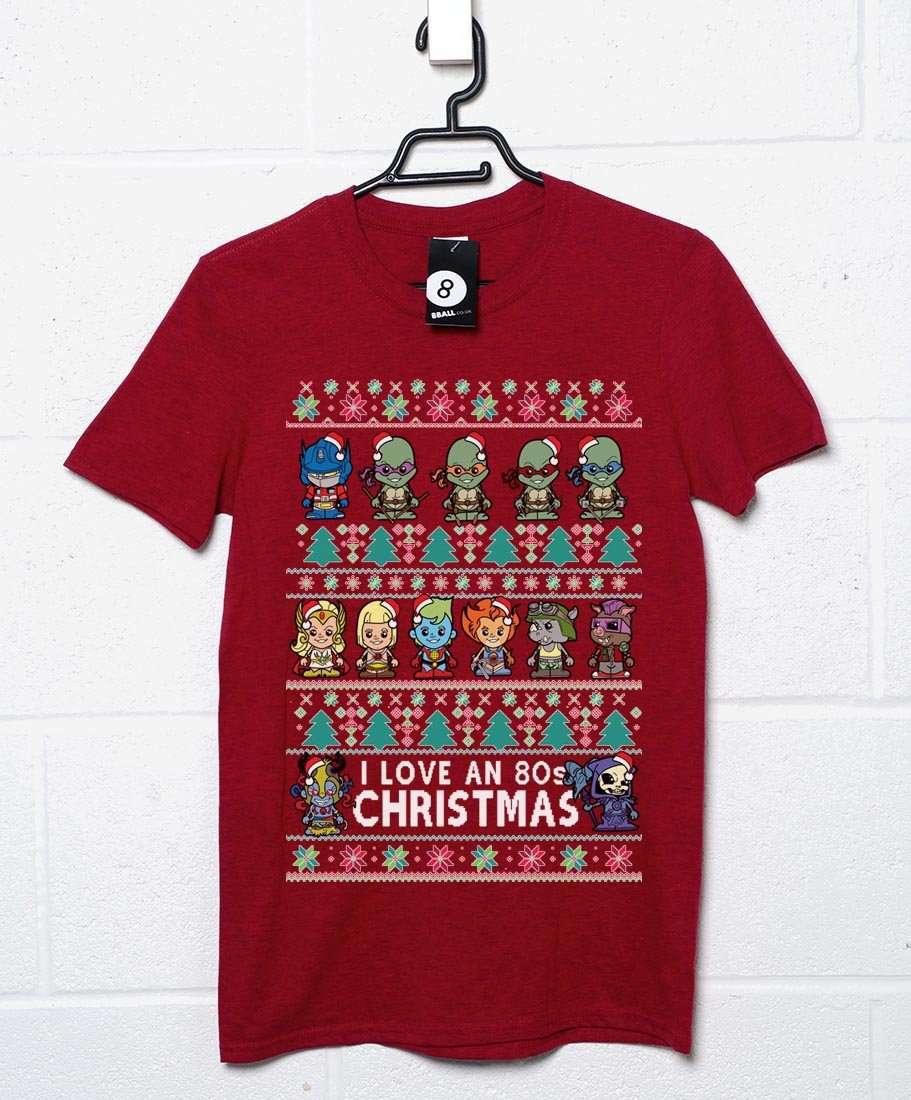 80s Cartoon Christmas T-Shirt product image 1