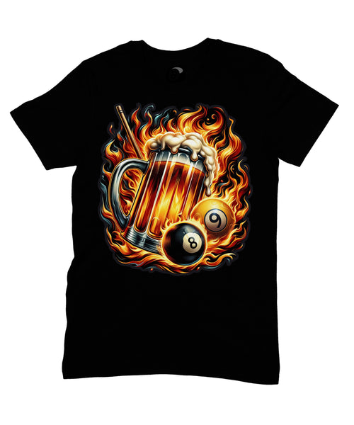 8 Ball Beer Graphic T‑Shirt – Unisex Pool & Design Tee product image 1