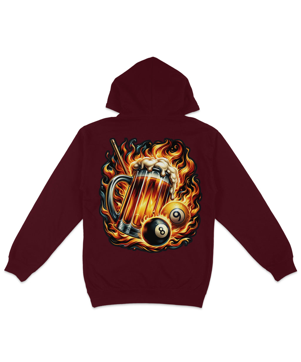 8 Ball Beer Back Printed Hoodie product image 2