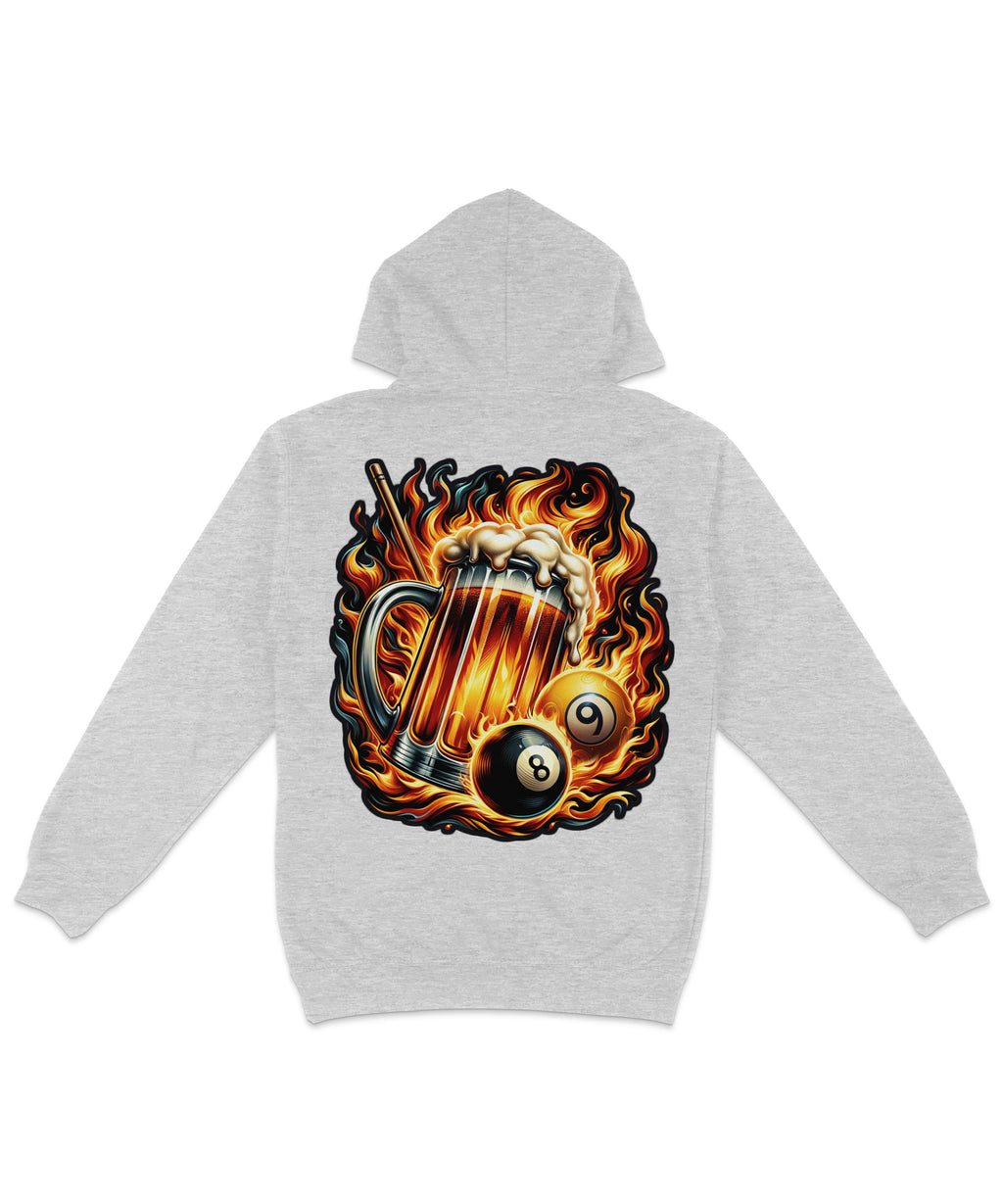 8 Ball Beer Back Printed Hoodie product image 3