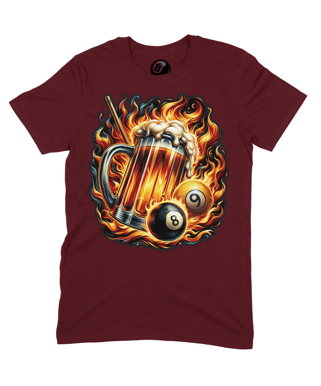 8 Ball Beer Graphic T‑Shirt – Unisex Pool & Design Tee product image 3