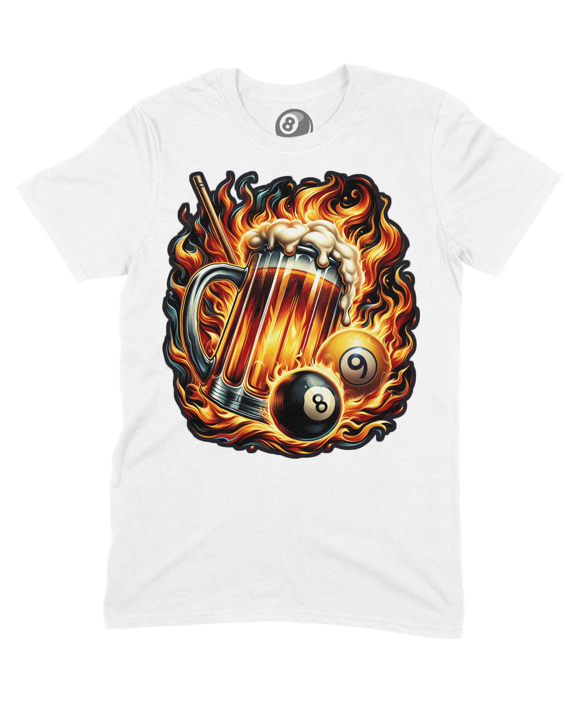 8 Ball Beer Graphic T‑Shirt – Unisex Pool & Design Tee product image 5