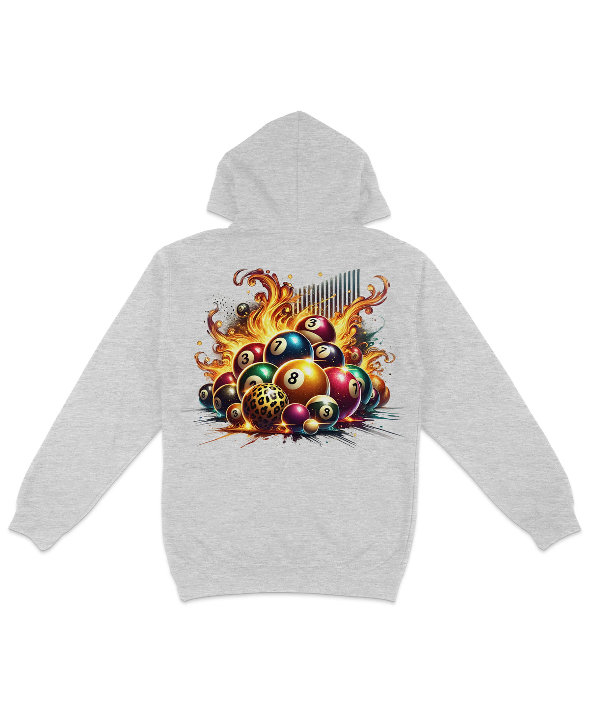 8 Ball Collection Back Printed Hoodie product image 3