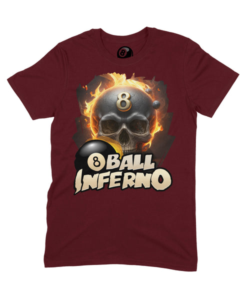 8 Ball Inferno Graphic T‑Shirt – 100% Cotton Unisex Pool & product image 2