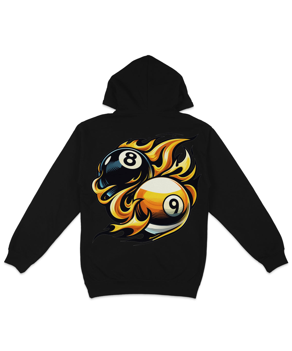8 Ball Versus 9 Back Printed Hoodie product image 1