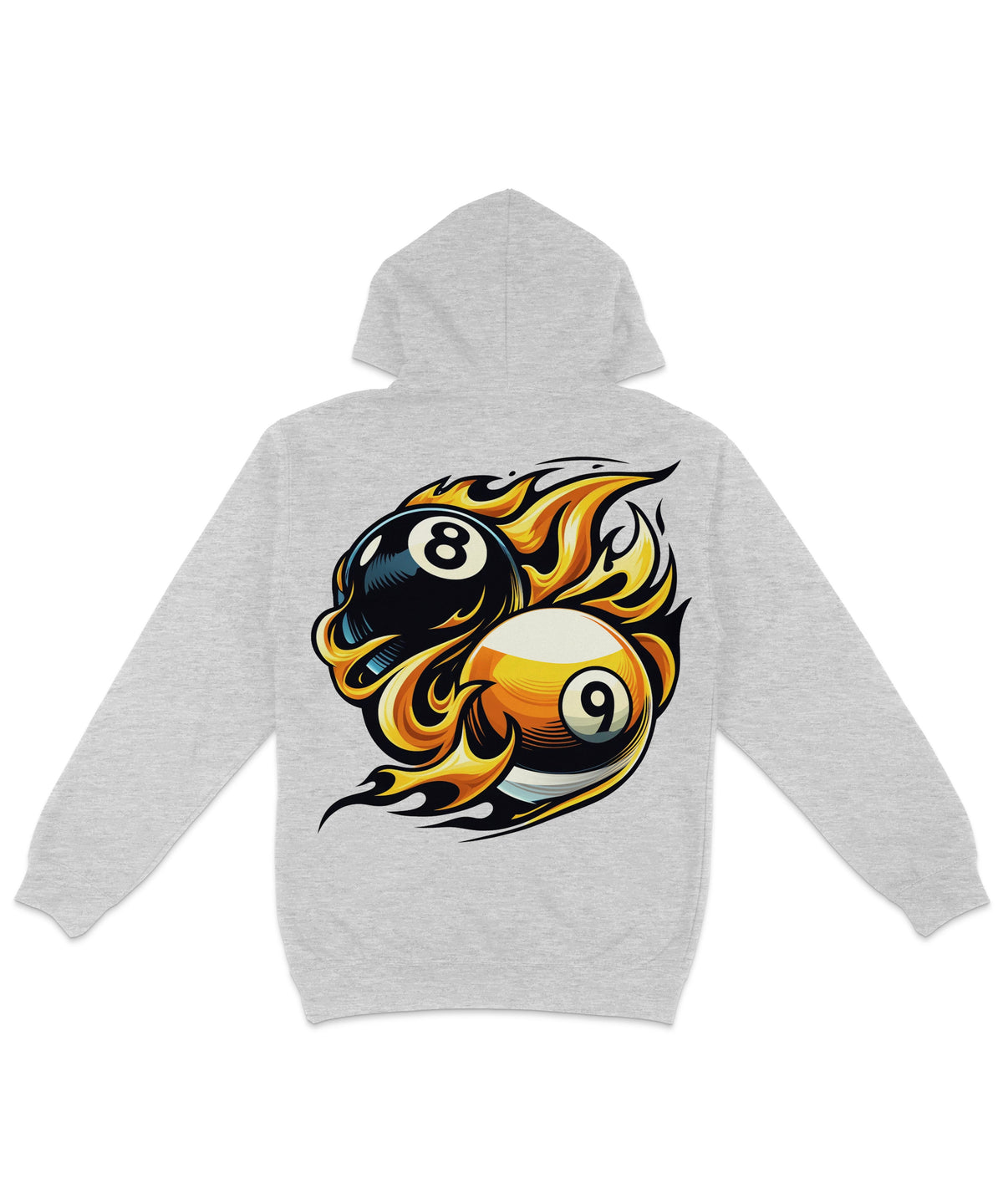 8 Ball Versus 9 Back Printed Hoodie product image 3