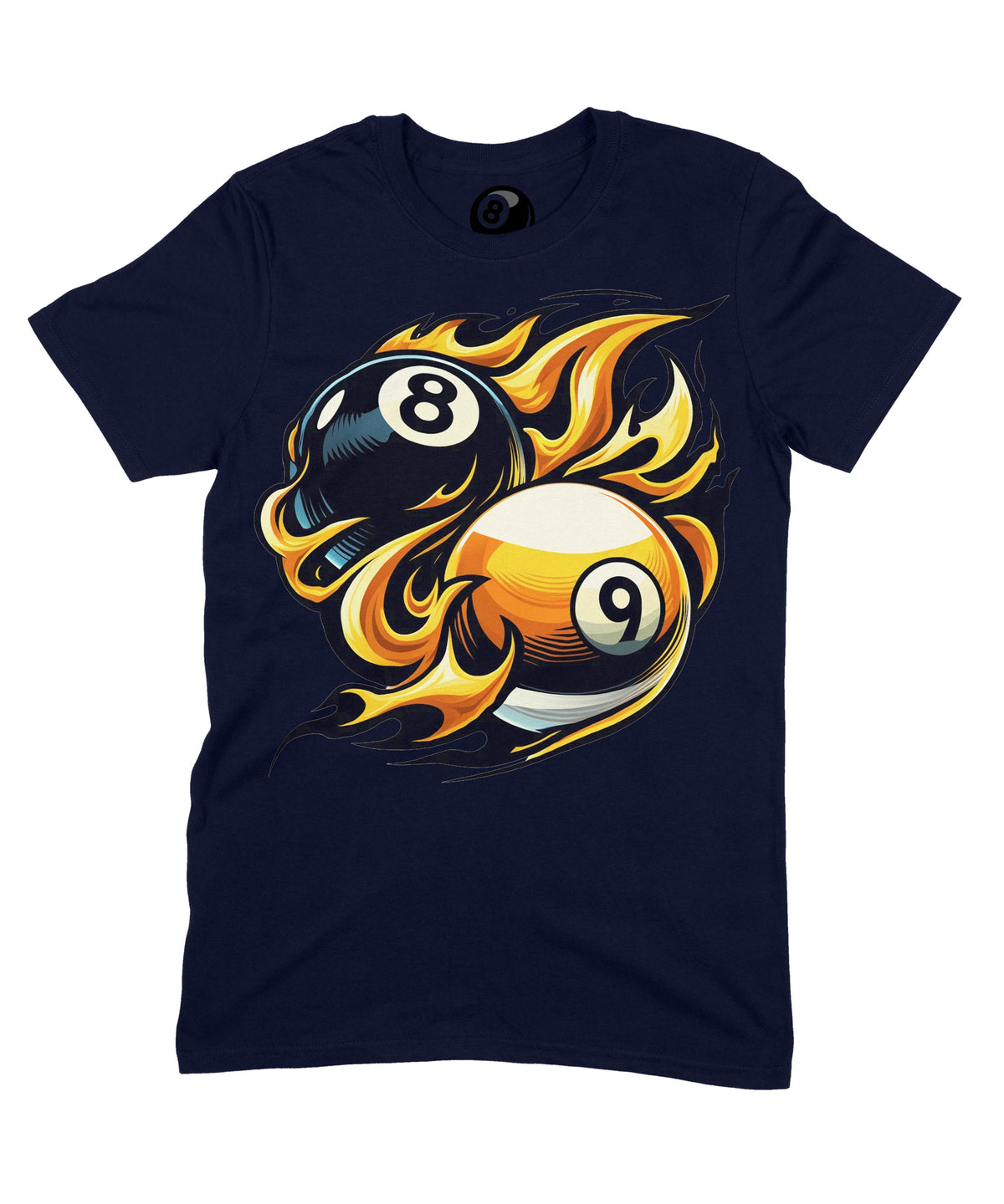 8 Ball Versus 9 – Unisex Cotton T-Shirt product image 4