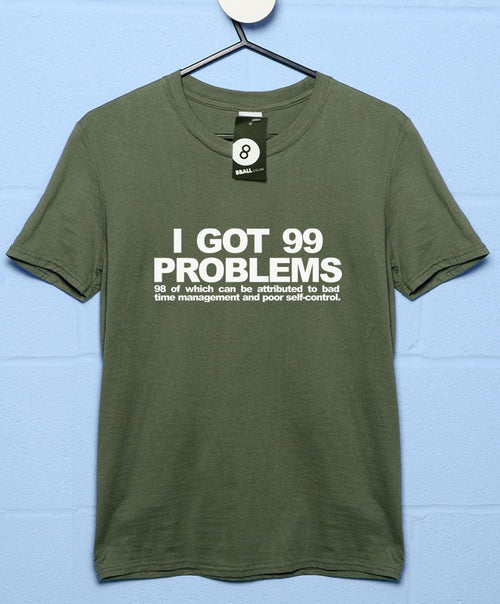 99 Self-Inflicted Problems T-Shirt product image 2