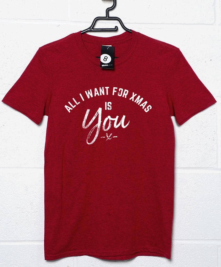 All I Want for Xmas is You Christmas Slogan T-Shirt product image 1