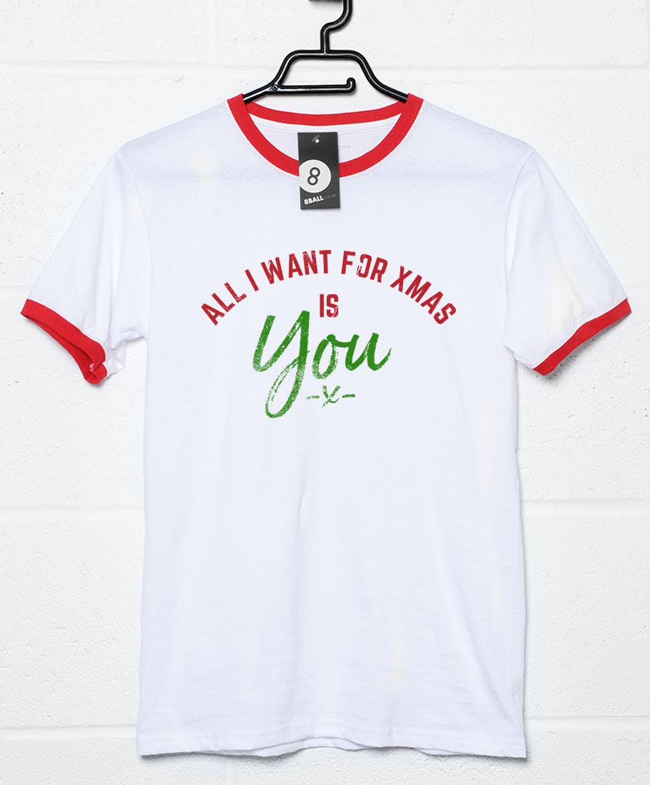 All I Want for Xmas is You Christmas Slogan T-Shirt product image 2