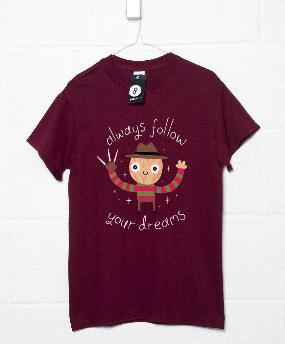 Always Follow Your Dreams DinoMike Unisex T-Shirt product image 4
