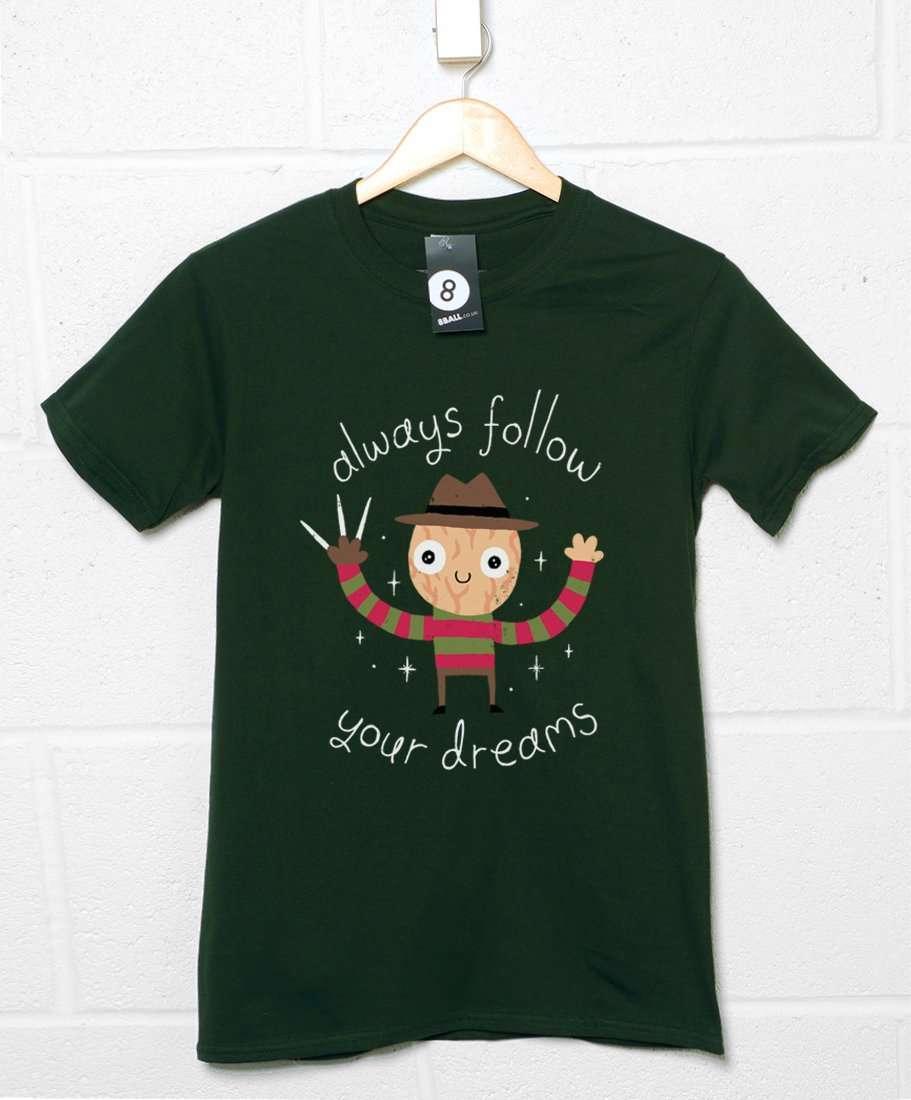 Always Follow Your Dreams DinoMike Unisex T-Shirt product image 3