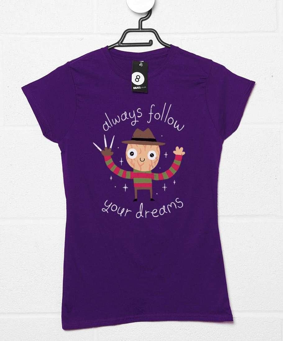Always Follow Your Dreams DinoMike Womens T-Shirt product image 4