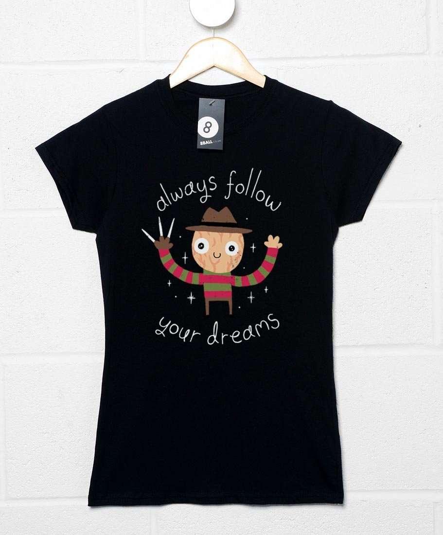 Always Follow Your Dreams DinoMike Womens T-Shirt product image 2