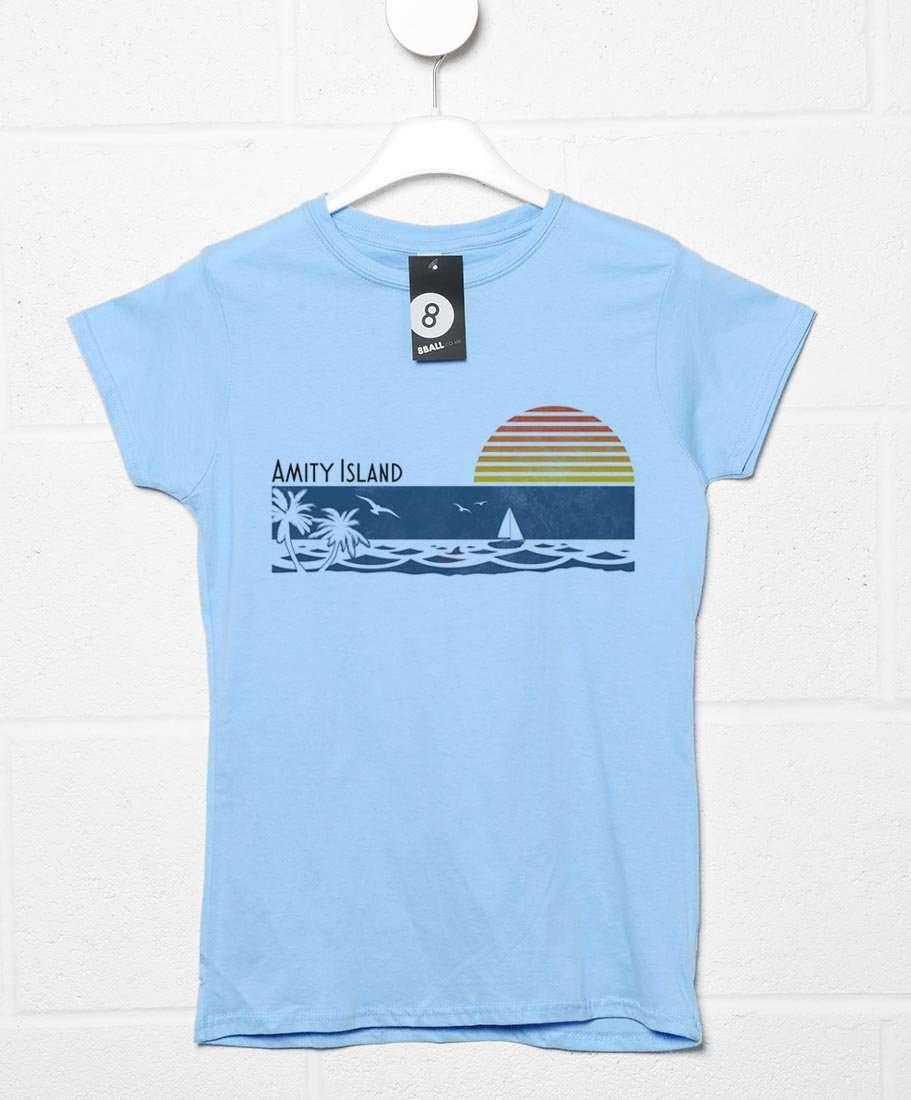 Amity Island Fitted Womens T-Shirt product image 1
