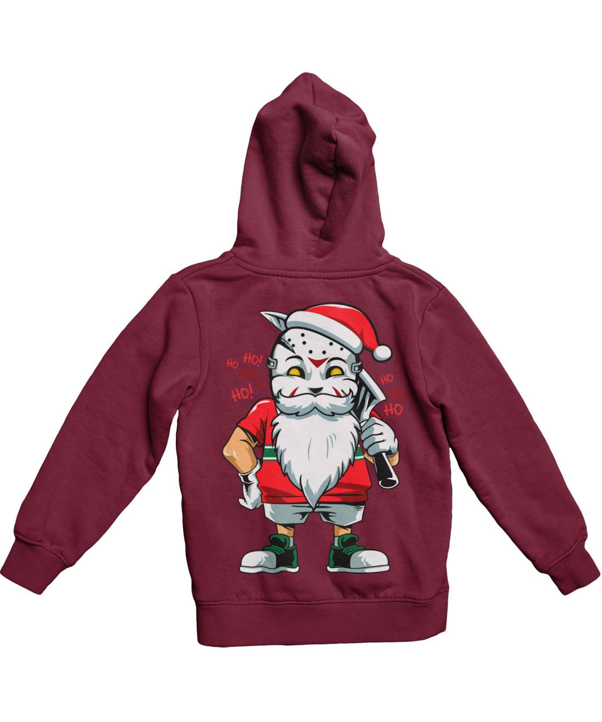 Another Evil Santa Back Printed Christmas Hoodie product image 3