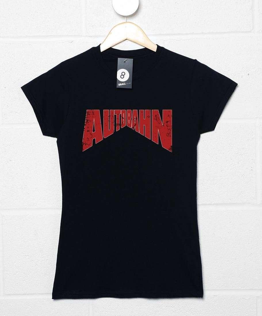Autobahn Distressed Logo Fitted Womens T-Shirt product image 1