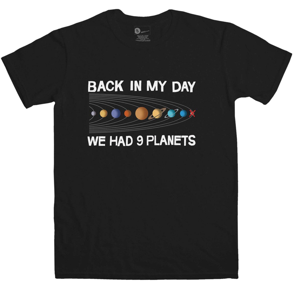 Back In My Day We Had Nine Planets T-Shirt product image 1