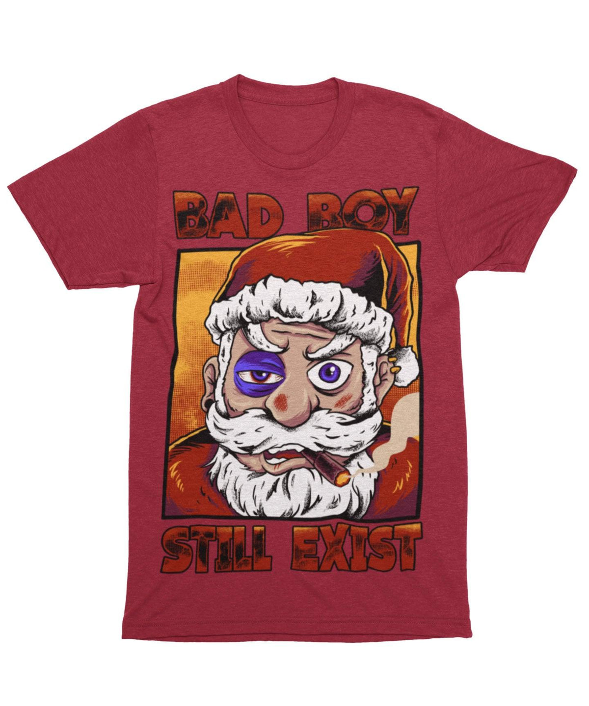 Bad Boy Santa Still Exists Unisex Christmas T-Shirt product image 3