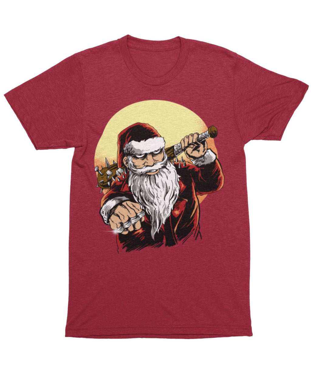 Bad Boy Santa Unisex Christmas T-Shirt product image 3