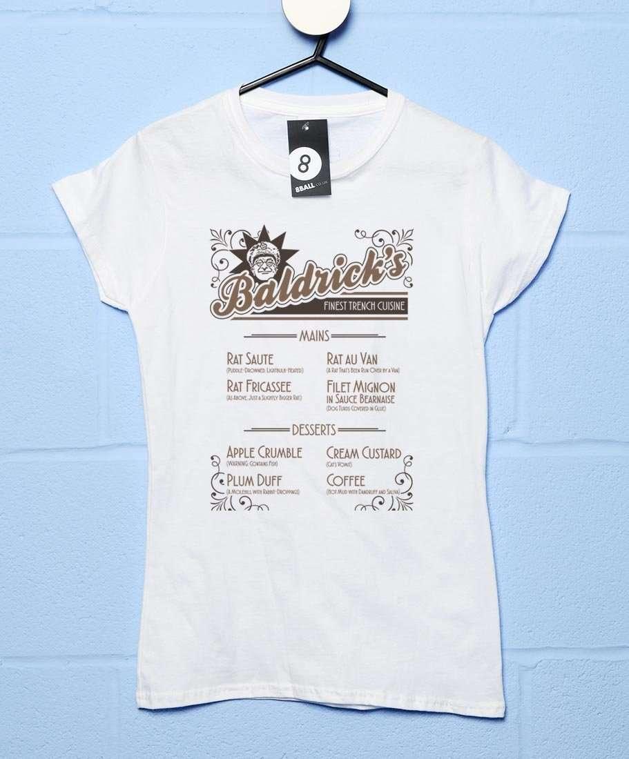 Baldrick's Trench Cuisine Womens Fitted T-Shirt product image 1