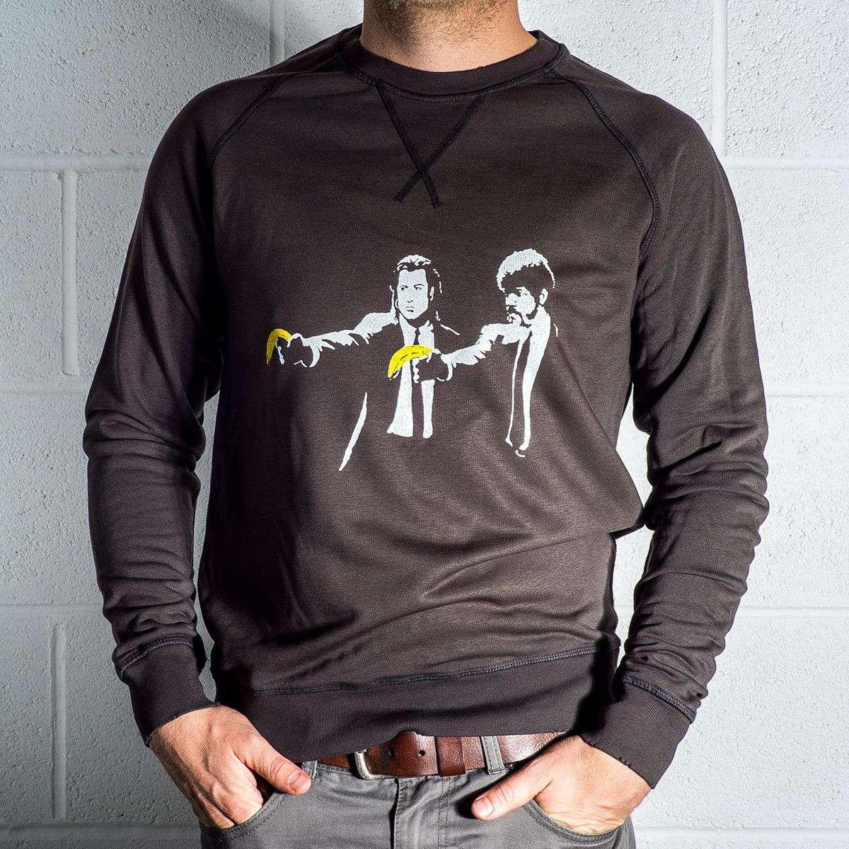 Banksy Pulp Fiction Bananas Sweatshirt product image 1