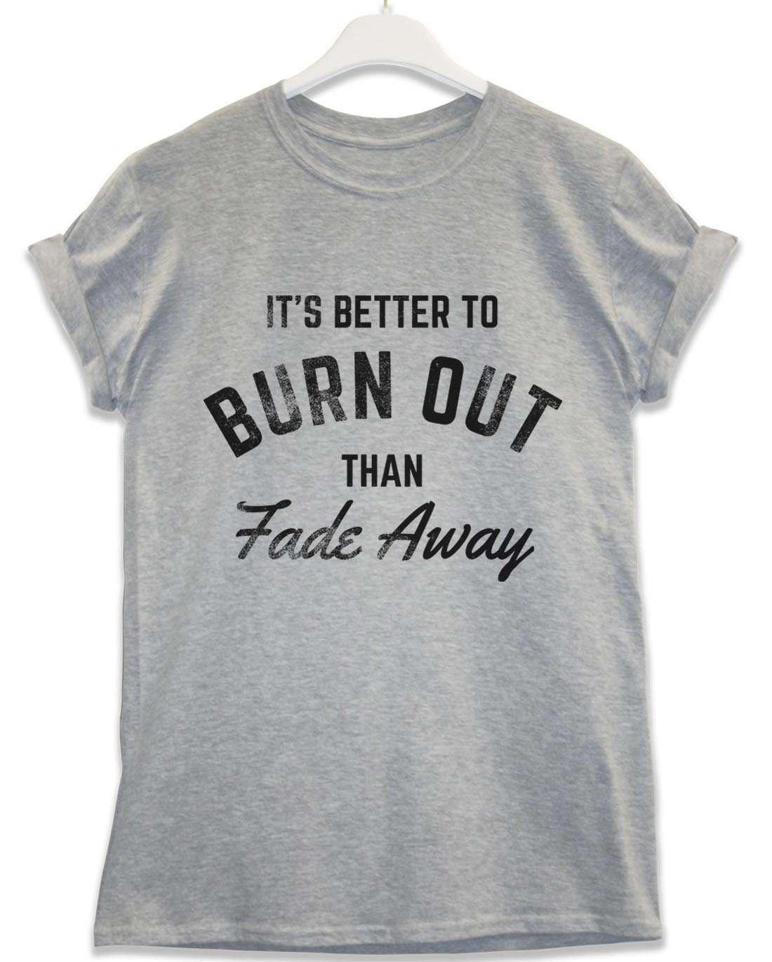 Better to Burn Out Lyric Quote T-Shirt product image 3