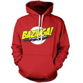 Big Bang Theory Bazinga! Sheldon Red Hoodie product image 1