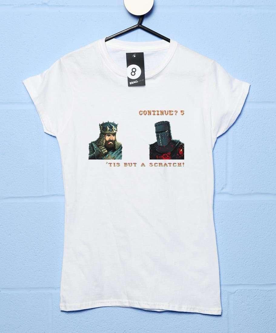 Black Knight Continue Screen Fitted Womens T-Shirt product image 2