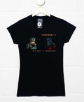 Black Knight Continue Screen Fitted Womens T-Shirt product image 1