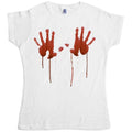 Bloody Handprints On Your Chest T-Shirt for Women product image 1