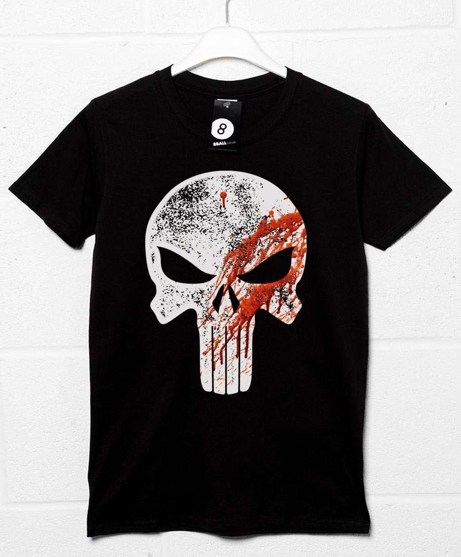 Bloody Punish Skull T-Shirt product image 1