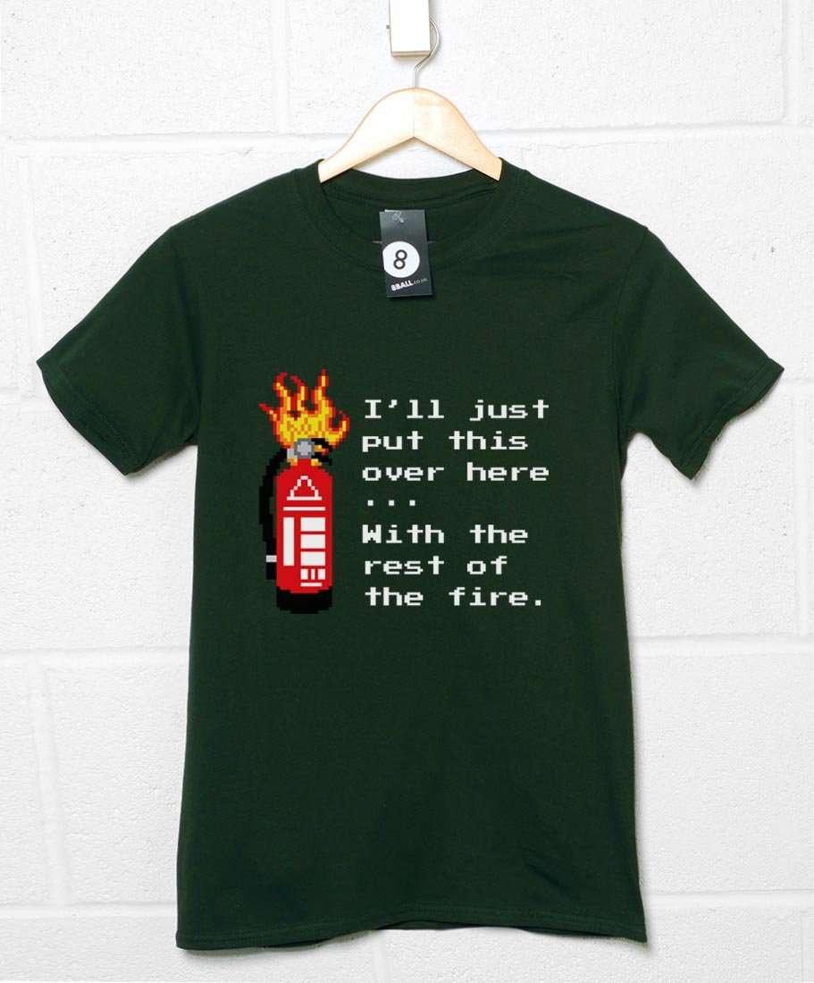Burning Fire Extinguisher T-Shirt product image 1
