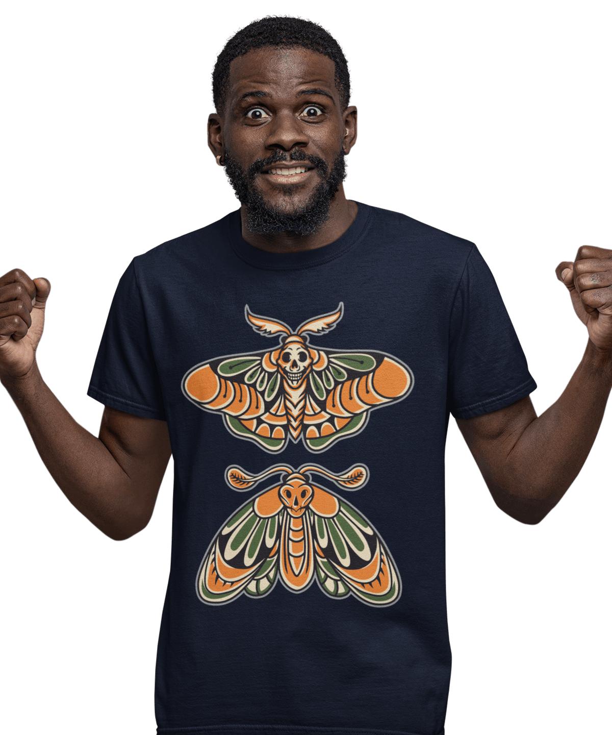 Butterfly Tattoo Design Adult T-Shirt product image 1