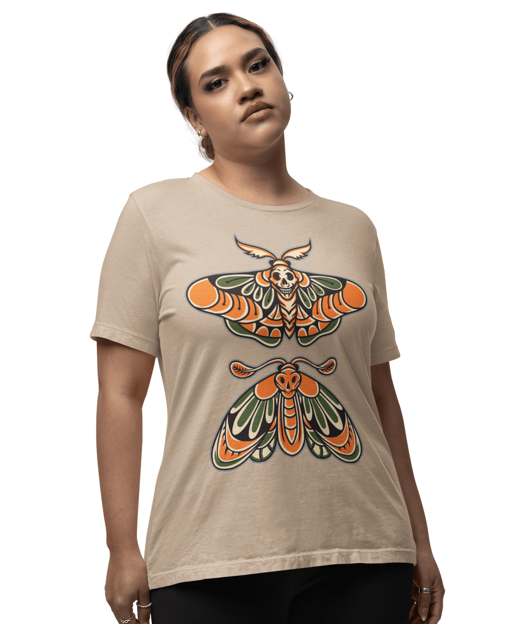 Butterfly Tattoo Design Adult T-Shirt product image 2