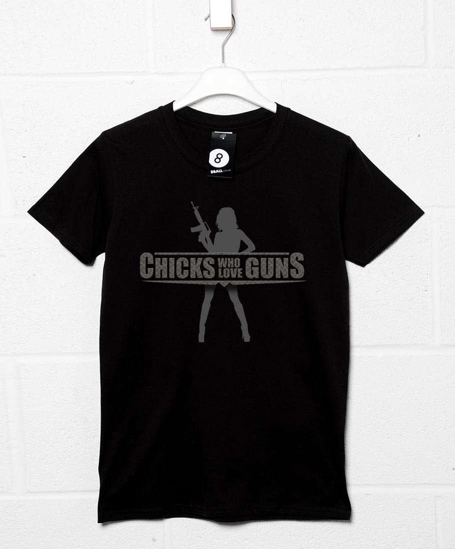Chicks Who Love Guns T-Shirt Inspired By Jackie Brown product image 1
