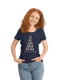 Christmas Fizzmas Tree Womens Fitted T-Shirt product image 1