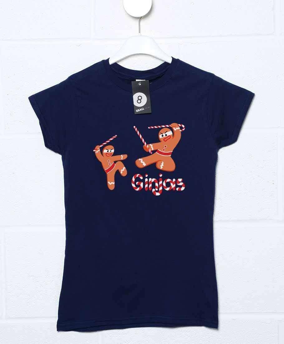 Christmas Ginjas Womens T-Shirt product image 3