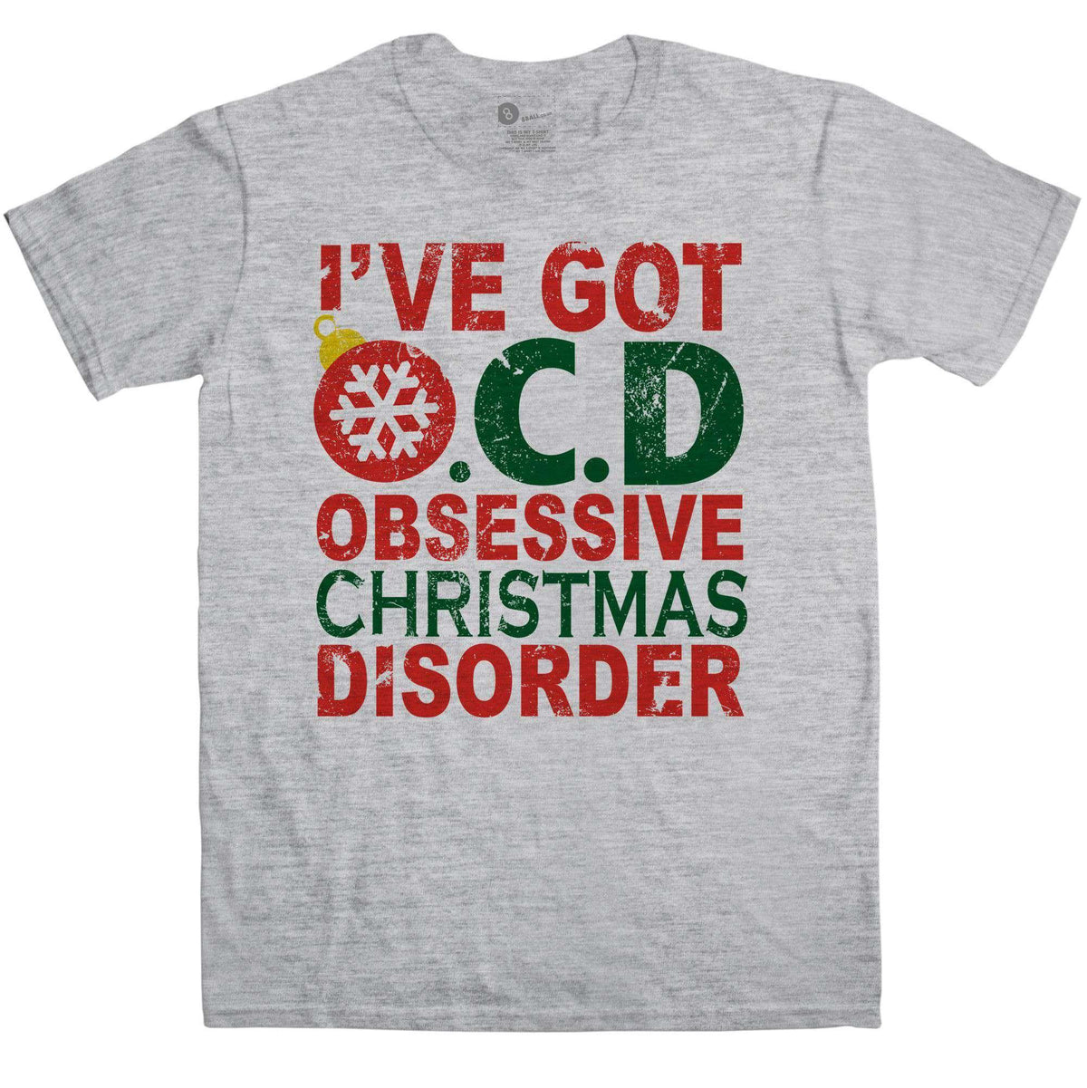 Christmas Men's OCD Obsessive Disorder T-Shirt product image 1
