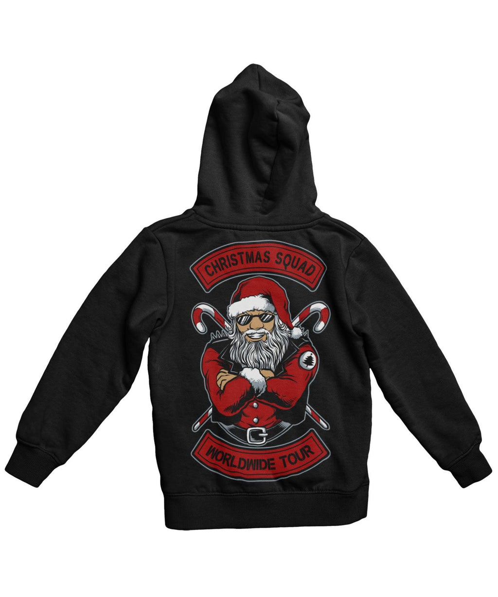 Christmas Squad Worldwide Tour Santa Back Printed Hoodie product image 2