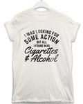 Cigarettes and Alcohol Lyric Quote T-Shirt product image 1