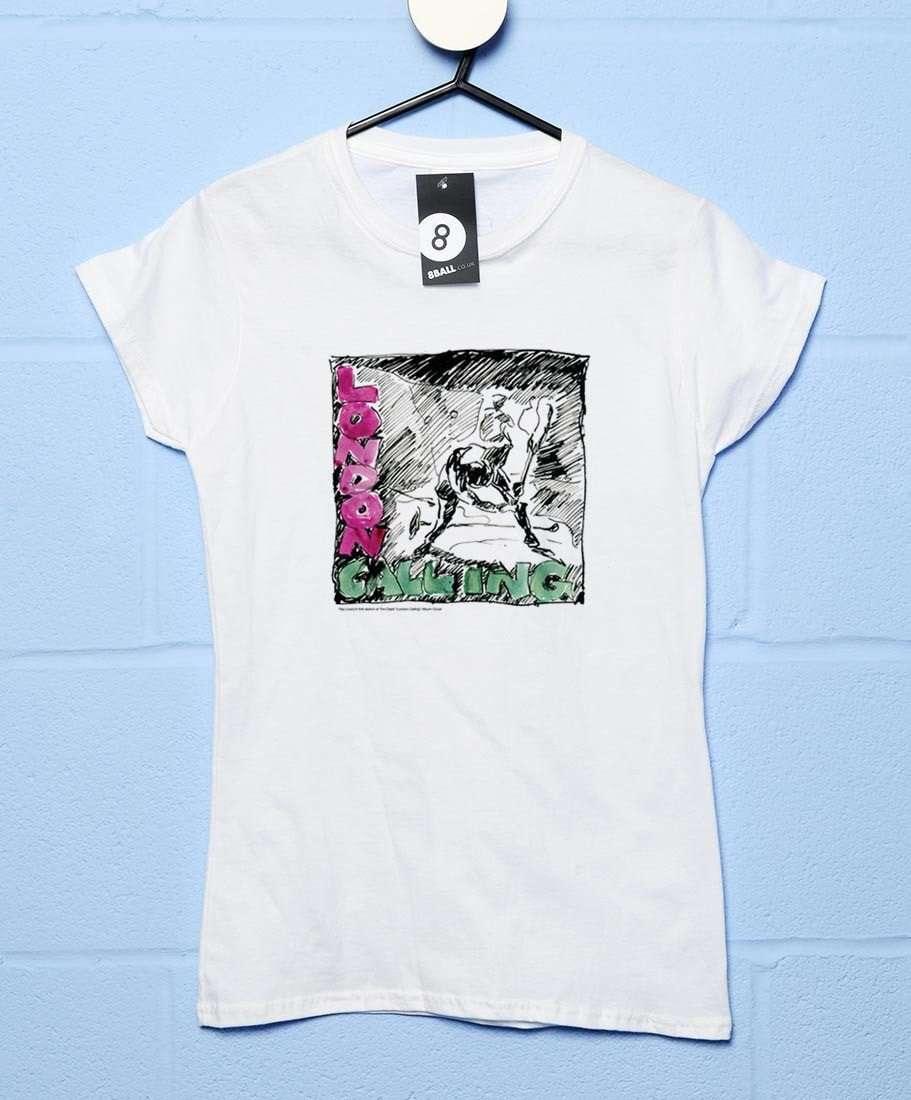 Clash London Calling Cover Illustration Womens Fitted product image 1